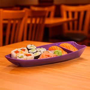 Barca Sushi 1L Roxa em Polipropileno Linha Tropical VEM