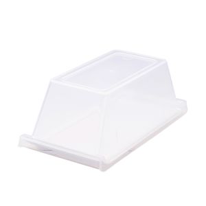Bandeja Servir Retangular Com Tampa 15x30 Branca em Polipropileno - Linha Tropical VEM