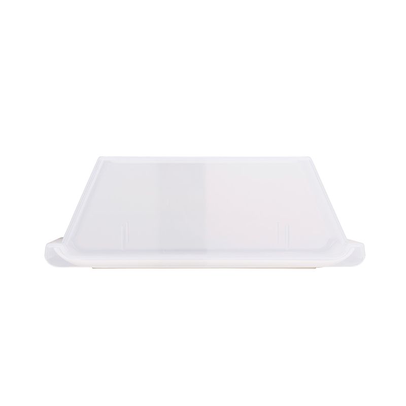 Bandeja-Servir-Retangular-Com-Tampa-15x30-Branca-em-Polipropileno---Linha-Tropical-