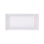Bandeja-Servir-Retangular-Com-Tampa-15x30-Branca-em-Polipropileno---Linha-Tropical-