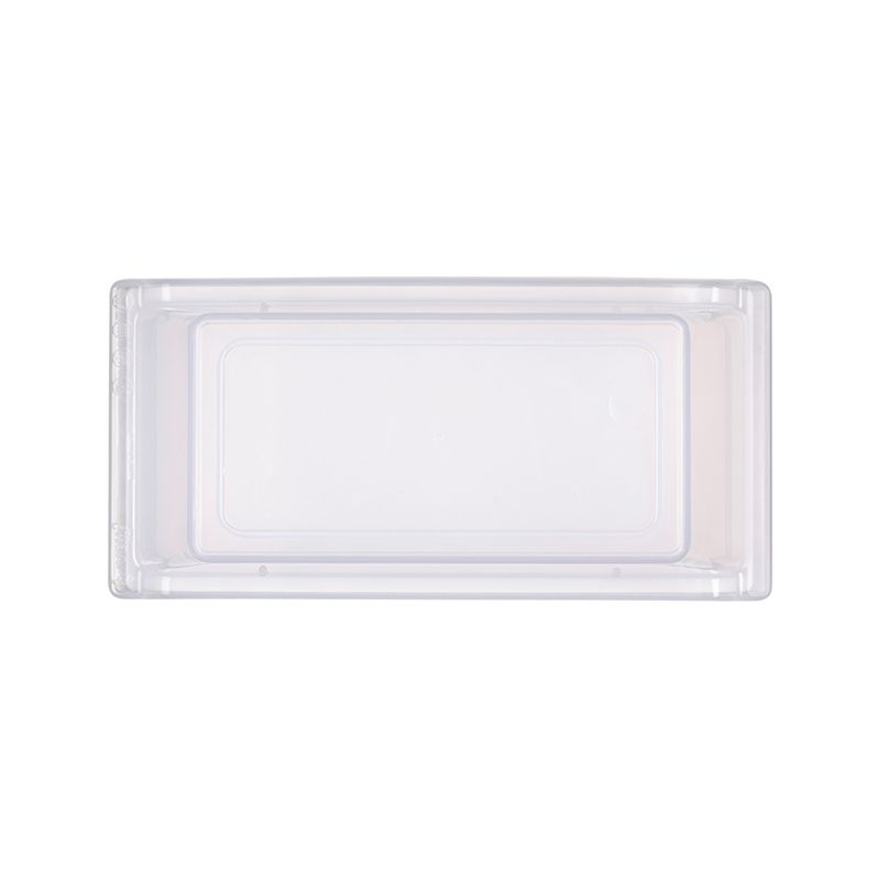 Bandeja-Servir-Retangular-Com-Tampa-15x30-Branca-em-Polipropileno---Linha-Tropical-