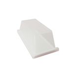 Bandeja-Servir-Retangular-Com-Tampa-15x30-Branca-em-Polipropileno---Linha-Tropical-