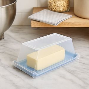 Bandeja Servir Retangular Com Tampa 15x30 Preta em Polipropileno Linha Tropical Vemplast