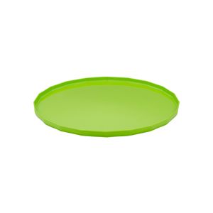 Bandeja Elegance Redonda Aro 30 Verde em Polipropileno Linha Tropical VEM