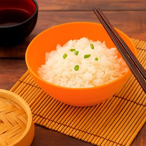 Bowl Oriental Redondo 1,2L Laranja em Polipropileno Linha Tropical VEM