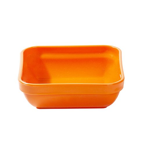 Travessa Cheff Quadrada 250ml Laranja em Polipropileno - Linha Tropical VEM