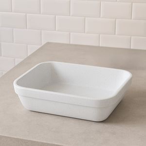 Travessa Cheff Quadrada 250ml Mármore em Policarbonato - Linha Profissional Cook VEM