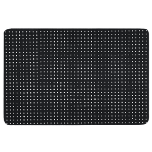 Tapete Culinário Perfurado Retangular 40x60 Preto em Silicone