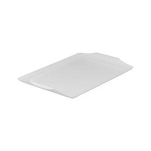 Bandeja Square Retangular 23x35 Branca em Policarbonato