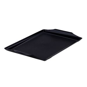 Bandeja Square Retangular 35x50 Preta em Policarbonato
