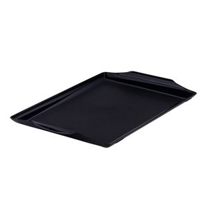 Bandeja Square Retangular 23x35 Preta em Polipropileno