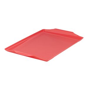 Bandeja Square Retangular 23x35 Coral em Polipropileno