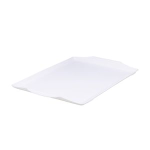 Bandeja Square Retangular 35x50 Branca em Polipropileno