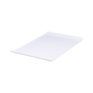 Bandeja Servir Retangular 30x45 Branca em Policarbonato