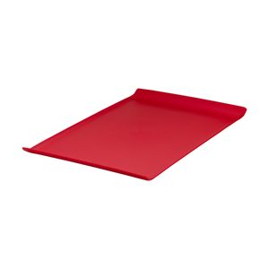 Bandeja Servir Retangular 30x45 Vermelha em Polipropileno