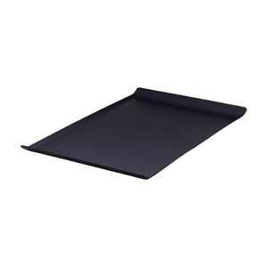 Bandeja Servir Retangular 30x45 Preta em Polipropileno