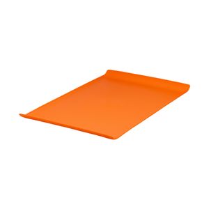 Bandeja Servir Retangular 30x45 Laranja em Polipropileno