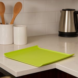 Bandeja Servir Quadrada 30x30 Verde em Polipropileno