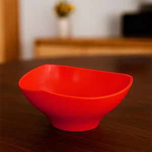 Bowl Flowers 1,5L Vermelho em Polipropileno