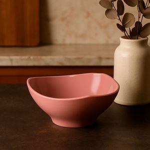 Bowl Flowers 1,5L Rose em Polipropileno