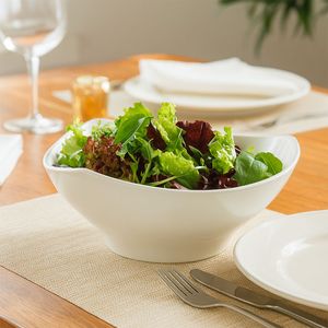 Bowl Flowers 1,5L Branco em Policarbonato