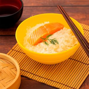 Bowl Oriental Redondo 1,2L Amarelo em Polipropileno