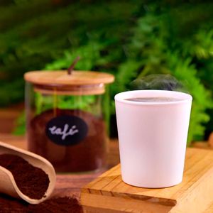 Copo Fresc Redondo 200ml Branco em Polipropileno