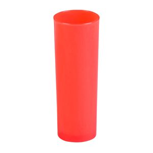 Copo Long Drink Slim 300ml Coral em Polipropileno