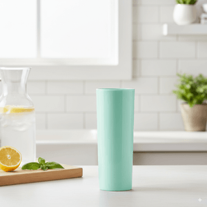 Copo Long Drink Slim 300ml Verde em Polipropileno