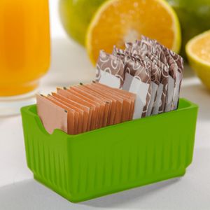 Porta Sachê Elegance Verde em Polipropileno