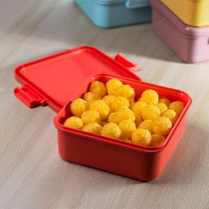 Conjunto 3 Potes Herméticos Composê 750ml Coral em Polipropileno