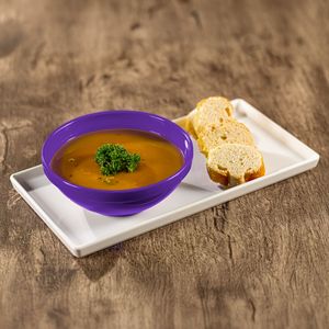 Sopeira Cheff Redonda 350ml Roxa em Polipropileno