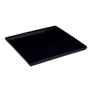 Prato Square Quadrado 27x27 Preto em Polipropileno
