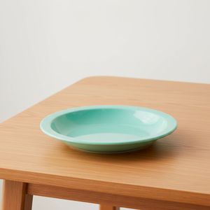 Prato Elegance Fundo Redondo 22cm Verde em Polipropileno