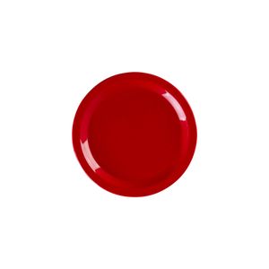 Prato Elegance de Sobremesa 19cm Vermelho em Polipropileno
