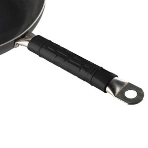 Luva De Silicone 17,5cm Preta Para Cabo De Panela