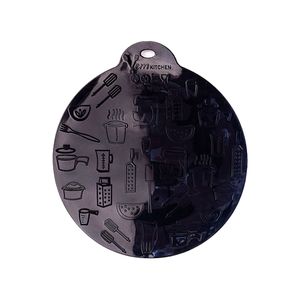 Almofada de Silicone Preta 21,5cm Para Fogão De Indução Magnética