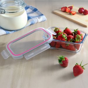 Conjunto 3 Potes Pequenos 640ml Glass&Go Hermético em Vidro