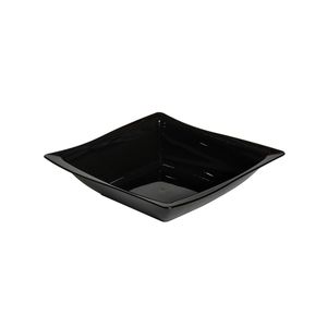 Saladeira Moove Quadrada 25x25 Preta em Polipropileno