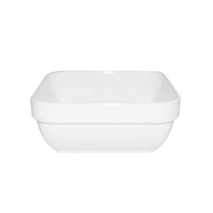 Travessa Cheff Quadrada 250ml Branca em Polipropileno